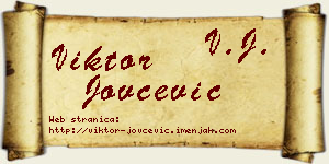 Viktor Jovčević vizit kartica